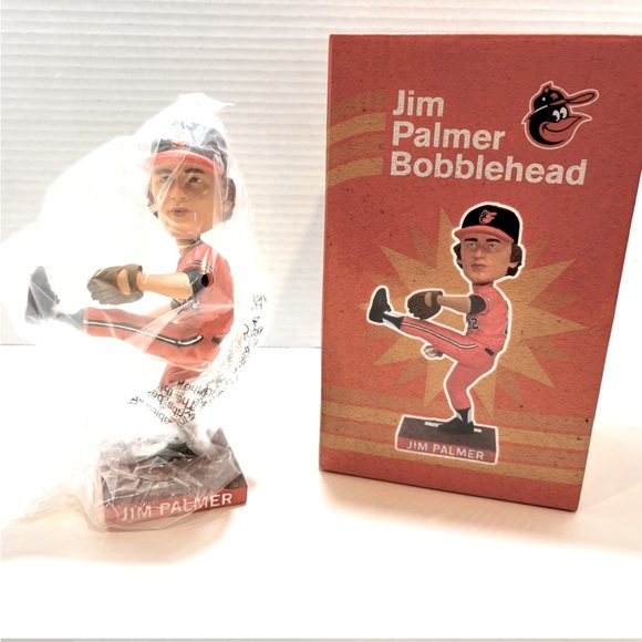 Jim Palmer Baltimore Orioles 2020 Retro Bobblehead 1970’s Staduim Giveaway boxed - Picture 1 of 14
